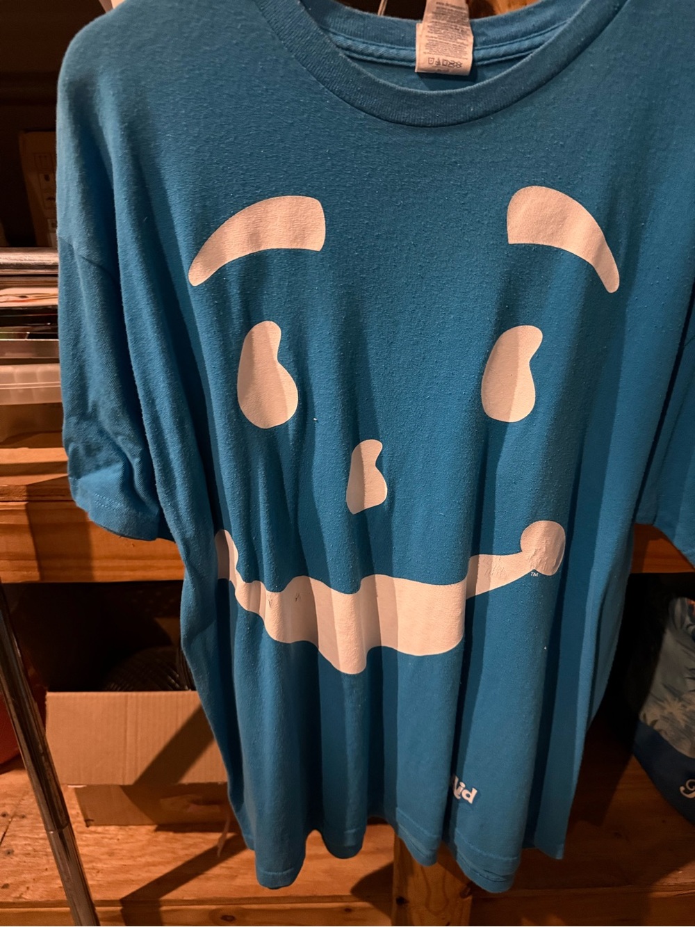 Blue Kool-Aid Smile Face Tee